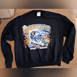 Vintage Raiders Championship Sweatshirt Size Large